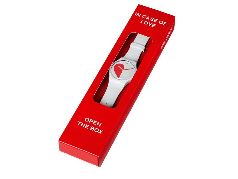 SWATCH  HALF <3 RED VALENTINE'S DAY SO29Z113